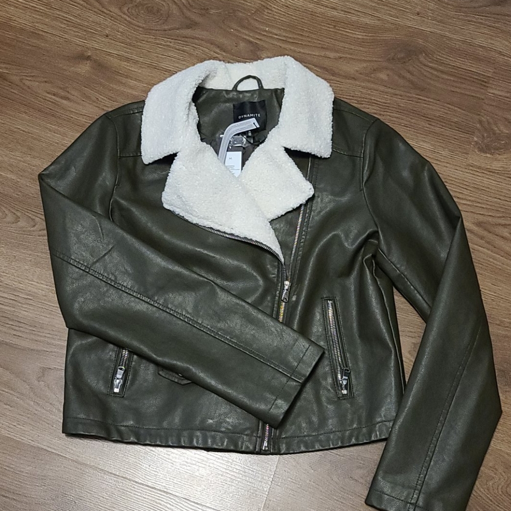 Dynamite - Faux Leather Jacket